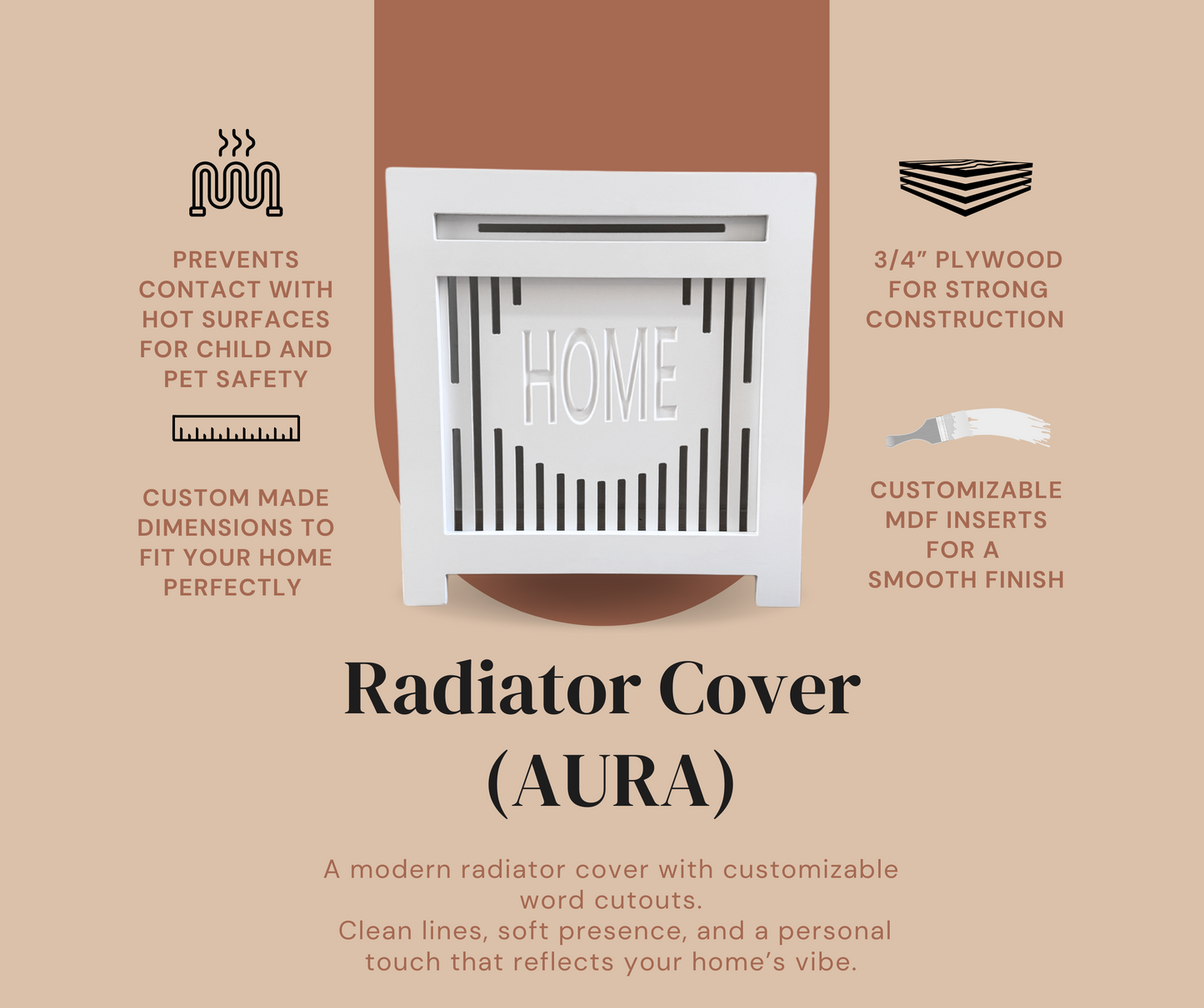 Aura — Custom Radiator Cover