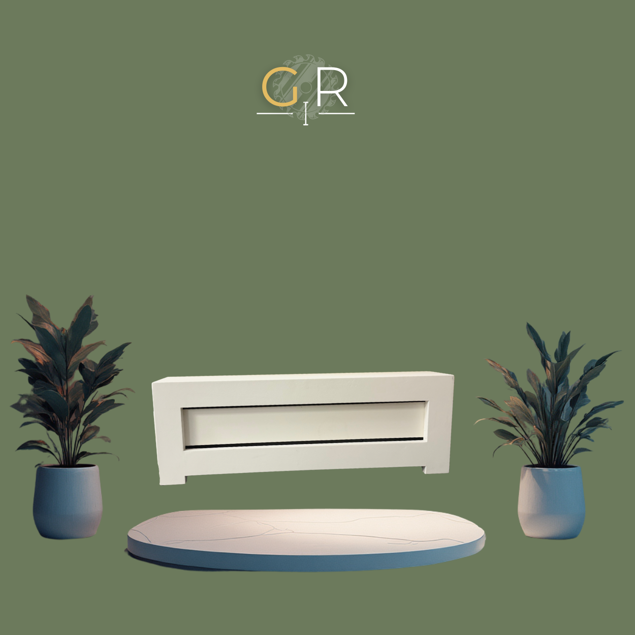 Custom mono radiator cover – modern wood slat design by Gold Remodels, Clifton NJ